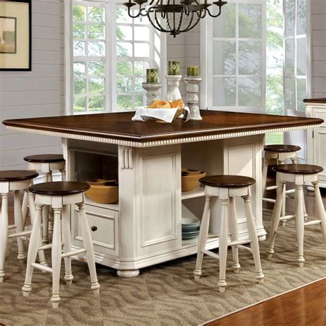 Shop Furniture Of America Kis Traditional Inch Kitchen Island Overstock