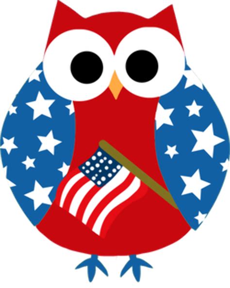Download High Quality Fourth Of July Clipart Owl Transparent Png Images