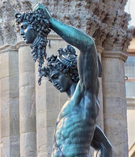 Perseus Holding Medusas Head Statue Nick Fletcher