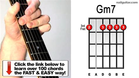 How To Play Gm7 Sexy Minor Funk Chords For Electric Guitar Youtube