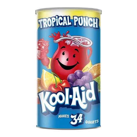 Bebida En Polvo Kool Aid Tropical Punch 233kg Bb
