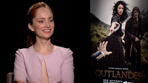 Outlander Lotte Verbeek Talks Geillis’ Big Reveal And Naming Costumes Youtube