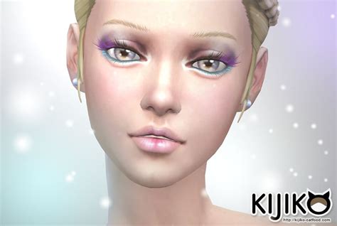 My Sims 4 Blog 3d Lashes Version 2 And Color Lashes By Kijiko