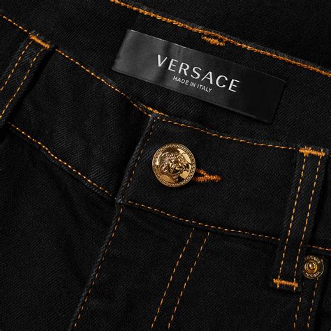 Versace Slim Fit Jeans Black END TW