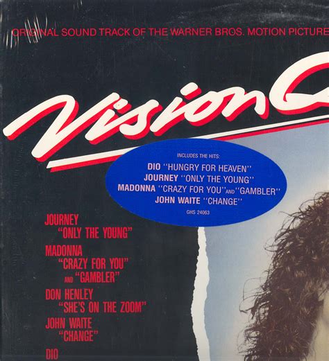 Tapios Ronnie James Dio Pages Vision Quest Soundtrack Lp Discography