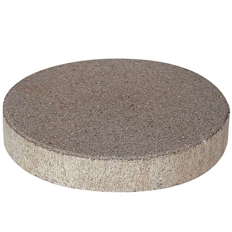 Pavestone 12 In X 12 In Pewter Round Step Stone 71319