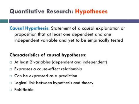 Get hypothesis examples that can be used in the scientific method and to design experiments. PPT - RESEARCH PROPOSAL: THEORY, RESEARCH QUESTION ...