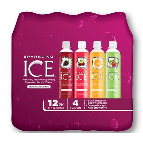 Sparkling Ice Variety Pack 17 Oz Plastic Bottles Pack Of 12 Walmart