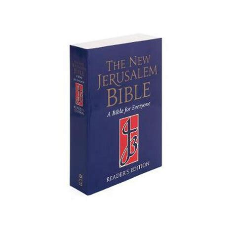 The New Jerusalem Bible Readers Edition Njb Bible Paperback