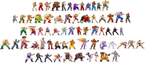Image Street Fighter All Characters Unscaled Street Fighter