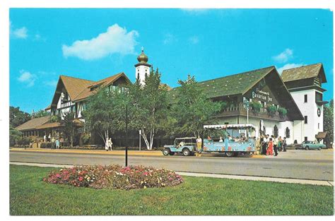 Frankenmuth Bavarian Inn Michigan Restaurant Vtg 1974 Postcard