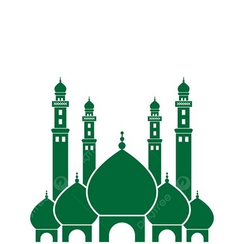 Mosque Painting Silhouette Transparent Background Mosques Silhouette
