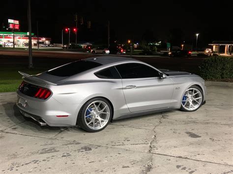 Ford Mustang Gt S550 Silver Vs Forged Vs02 Wheel Wheel Front