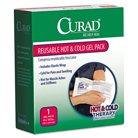 Curad Reusable Hot And Cold Gel Pack With Protective Cover