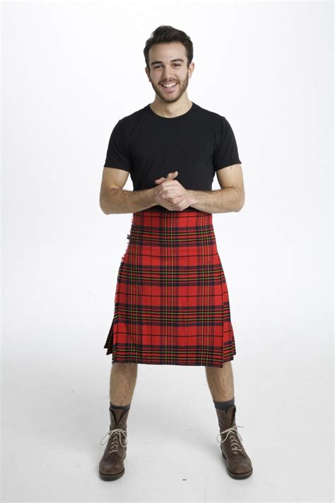 Gordon Highlander Tartan Cheap Yard Kilts In Perfect Fit