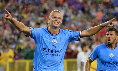 Man City 4 2 Crystal Palace Erling Haaland Hat Trick Inspires Ruthless