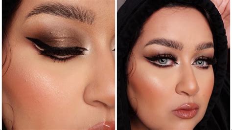 Soft Brown Smokey Eyes Makeup ميكب عيون بنى ناعم سموكى خطوة بخطوة