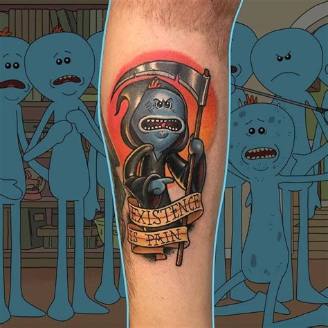 21 Rick And Mortys Tattoos Inkppl Rick And Morty Tattoo Morty