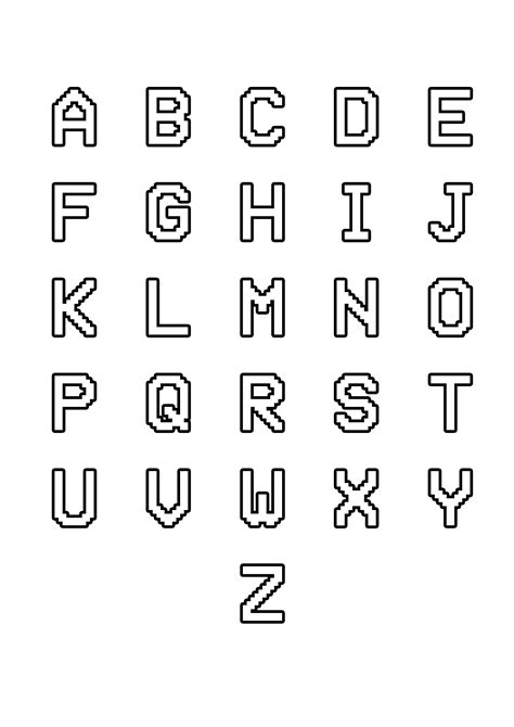 Easy Abc Coloring Sheet Free Alphabet Printables Sketch Coloring Page
