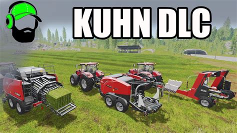 Kuhn Dlc Farming Simulator 17 Review Balers And Wrapper Fs17 Youtube