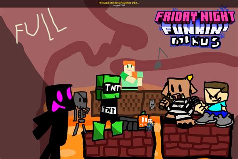 Fnf Mod Minecraft Minus Don Funk At Night Friday Night Funkin Mods