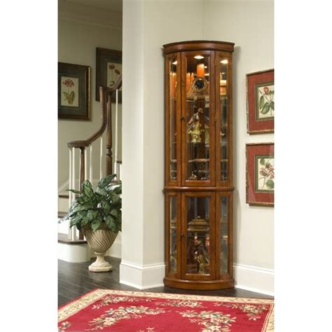 Pulaski two way sliding door curio. Pulaski Edwardian II Curio Cabinet & Reviews | Wayfair