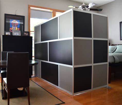 Custom Wall With Solid Color Panels Cheap Room Dividers Portable Room