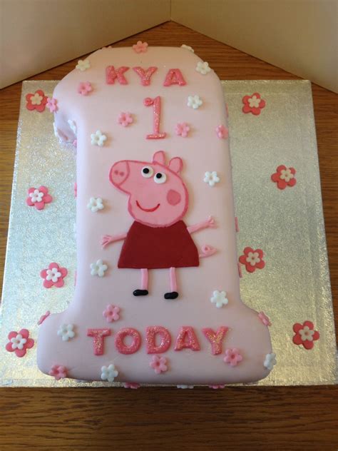 Peppa Pig 1st Birthday Cake 1st Birthday Cake 1st Birthday How To