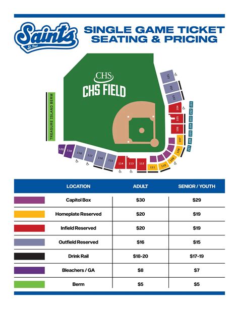 Chs Field Seating And Pricing By Stpaulsaints Issuu