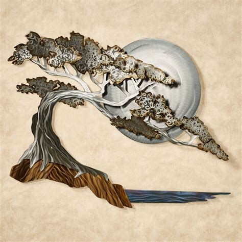 Liffy metal dolphin wall art outdoor hanging sea decor blue glass fish sculpture for patio, pool scwhousi metal dragonfly wall decor outdoor garden fence art,hanging decorations for living tree of life metal wall art, contemporary iron artwork decor, celtic family trees, 23 in. Moonlight Cypress Indoor Outdoor Metal Wall Sculpture