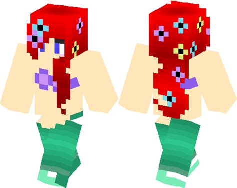 Mermaid Skin Minecraft Skin Minecraft Hub