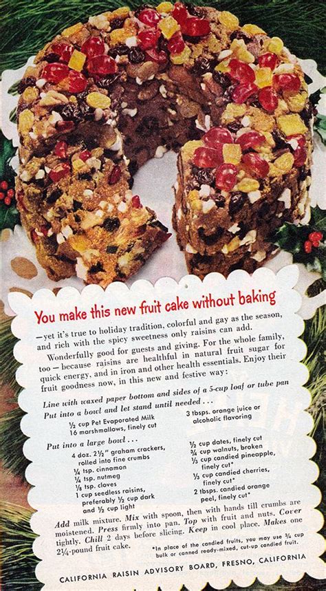 Christmas rainbow jell o poke cake 1980 recipe 1980. Fruit Cake - Yum ! in 2020 | Vintage recipes, Food, Food ...