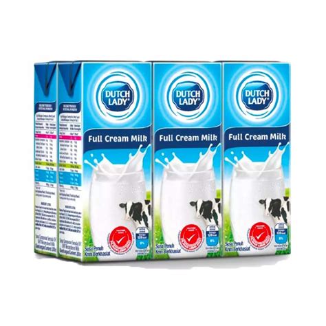 Dutch Lady Mlx Pure Farm Uht Milk Full Cream Fresh Groceries Delivery Redtick
