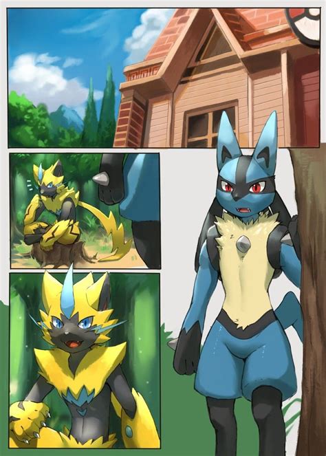 Zeraora And Lucario By T Y Stars