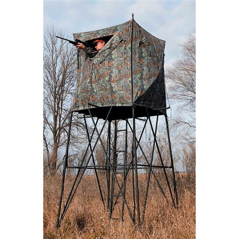 Big Game Vertex Stand Blind Combo 93494 Tower And Tripod Stands At
