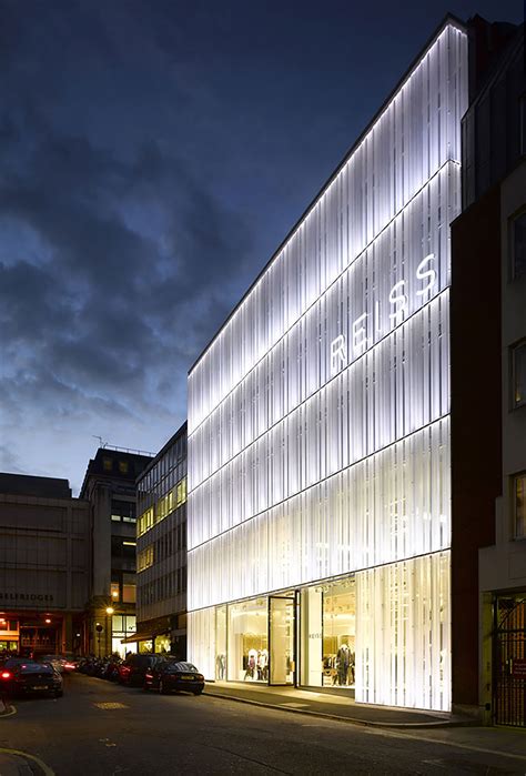 Reiss Headquarters Exterior Retail Facade Glass