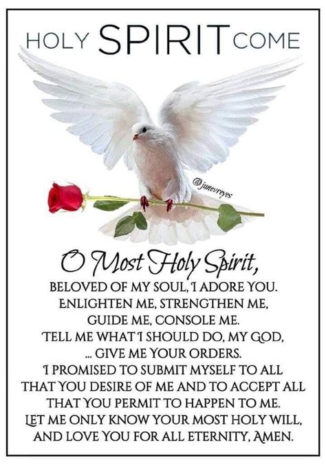 Pin By Velma Landa On Spirituality Holy Spirit Prayer Come Holy