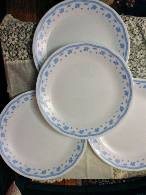 As a result of these efforts, corelle, launched in 1970, is the essential item for. VINTAGE Corelle Morning Blue Set of FOUR Plates Blue ...