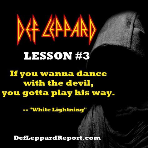 Def Leppard White Lightning Lyrics Lesson Def Leppard Lyrics Def Leppard Songs Def