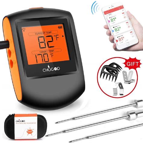 Bluetooth Remote Wireless Cooking Thermometer Digital Oven Meat