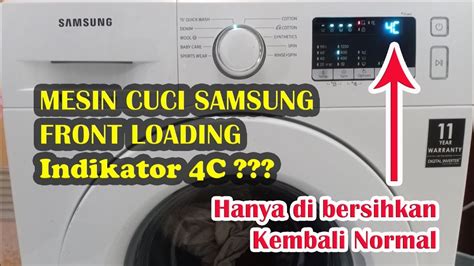 Mesin Cuci Samsung Front Loading Tidak Berfungsi Karena Muncul