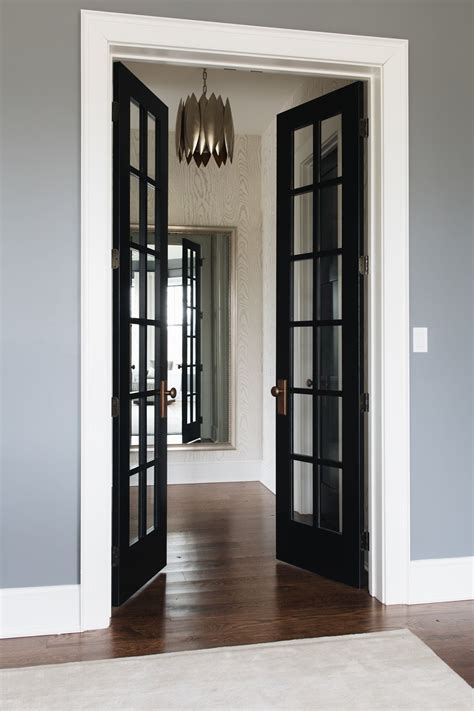 20 Black Interior Doors Grey Walls