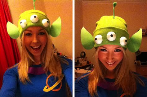 Goes well with the other toy story costumes ». Disney pixar fancy dress costumes toy story little green aliens the claw DIY homemade outfits ...