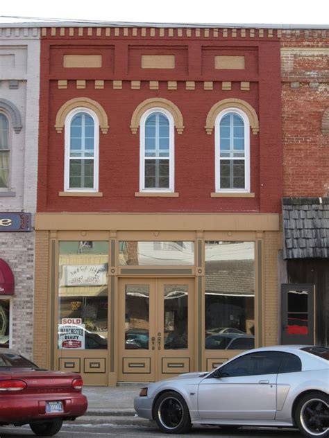 Historic Storefronts Manchester Main Street This Is A Great Color