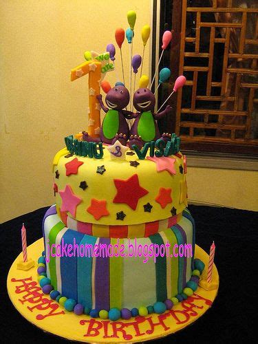 Barney Birthday Cake Barney Birthday Cake Barney Birthday Friends Cake
