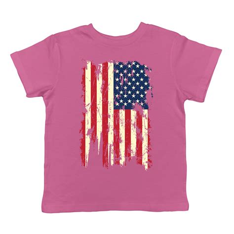 Ripped Distressed Usa Flag 4th Of July Country Patriot Pride Infant T