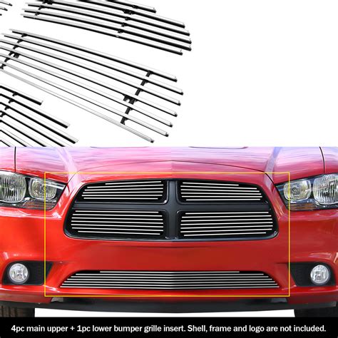 Fits 2011 2014 Dodge Charger Billet Grille Grill Insert Combo Ebay