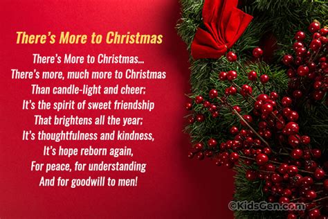10 Best Short Christmas Poems For Kids And Children Christmas Poems