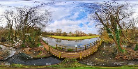 360° View Of River Itchen Navigation In Hampshire England 360vr Alamy