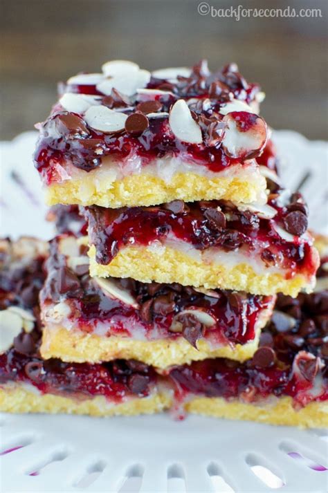 Chocolate Raspberry Magic Bars Back For Seconds